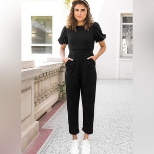Ivy City Co jumpsuit by Kaley Munday XS black